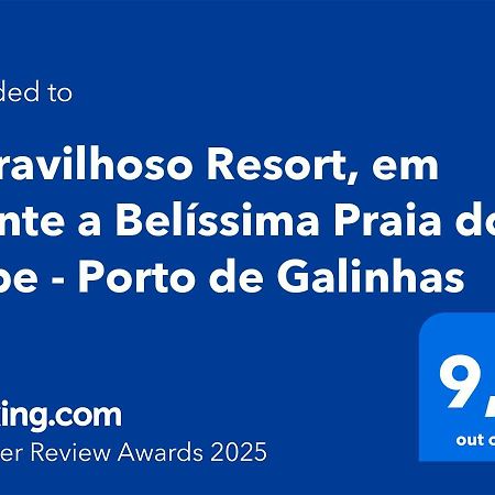 Maravilhoso Resort, em Frente a Belíssima Praia do Cupe - Pôrto das Galinhas Exterior foto